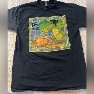 Ray troll Dungies & Dragons Black T-Shirt unisex large